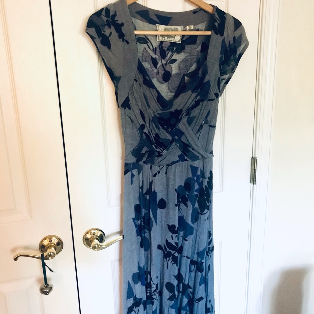 Blue Anthro Dress
